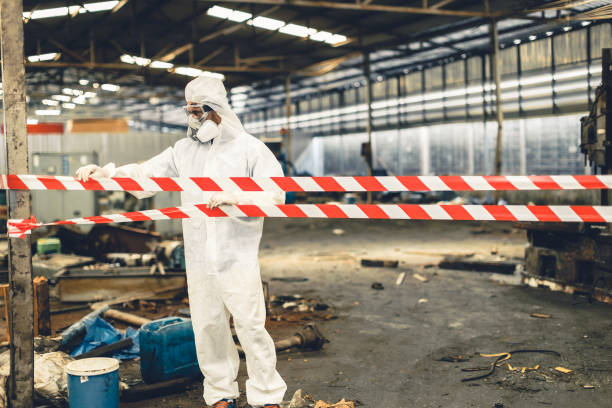 Professional Odor Removal technician working in Michigantown, IN